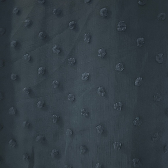 Chic Soul Swiss Dot Chiffon Shift Navy Blue Office Casual Party Summer Dress - Picture 8 of 11